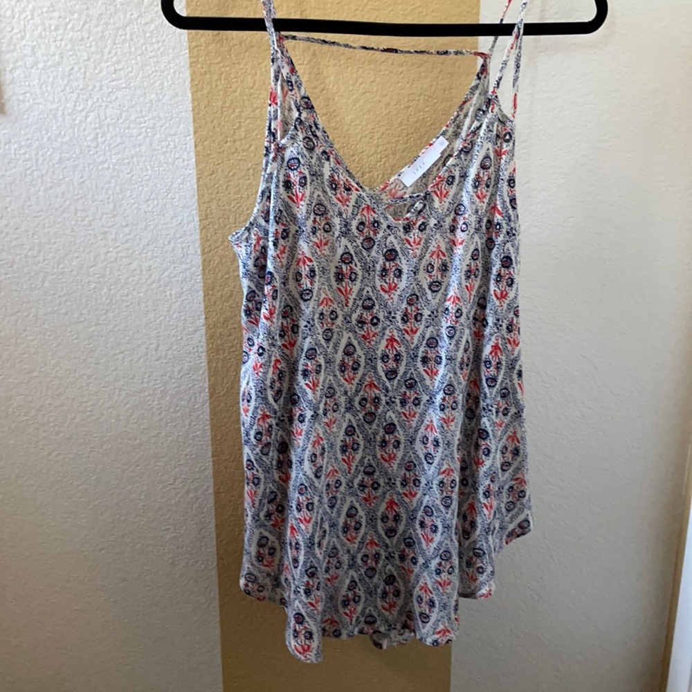 Lush tank top…red, white, & blue…size large